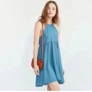 Kim‎ Chi Blue Chic Denim Blue Denim Dress. Size M